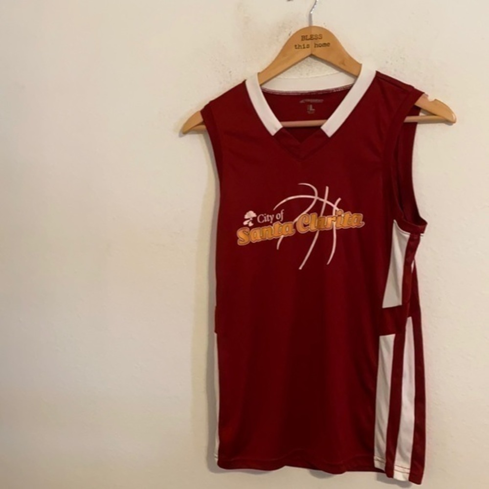 SANTA CLARITA YOUTH BASKETBALL RED JERSEY YOUTH L.